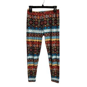 Diva Pants Women's One Size Aztec Cowgirl Core Western  Long  Stretch